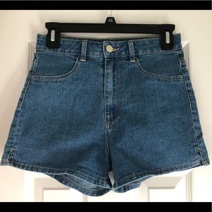 H&M High Waisted Jean Shorts